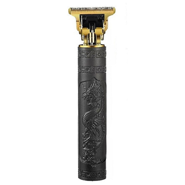 ماشین اصلاح موی سر و صورت مدل Vintage T9 Metalhead قابلیت تریم و خط زن، تیغه استیل ضد زنگ، باتری قابل شارژ با نمایش وضعیت باتری، مدت شارژ و استفاده 60 دقیقه، همراه 4 شانه اصلاح