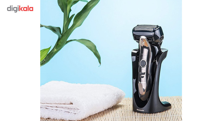 ماشین اصلاح صورت پاناسونیک مدل ES-ST25 با تیغههای آلیاژ نقره، سری خطزن، قابلیت استفاده خشک و مرطوب، طراحی ارگونومیک، شارژ سریع 60 دقیقه و مدتزمان شارژدهی 45 دقیقه