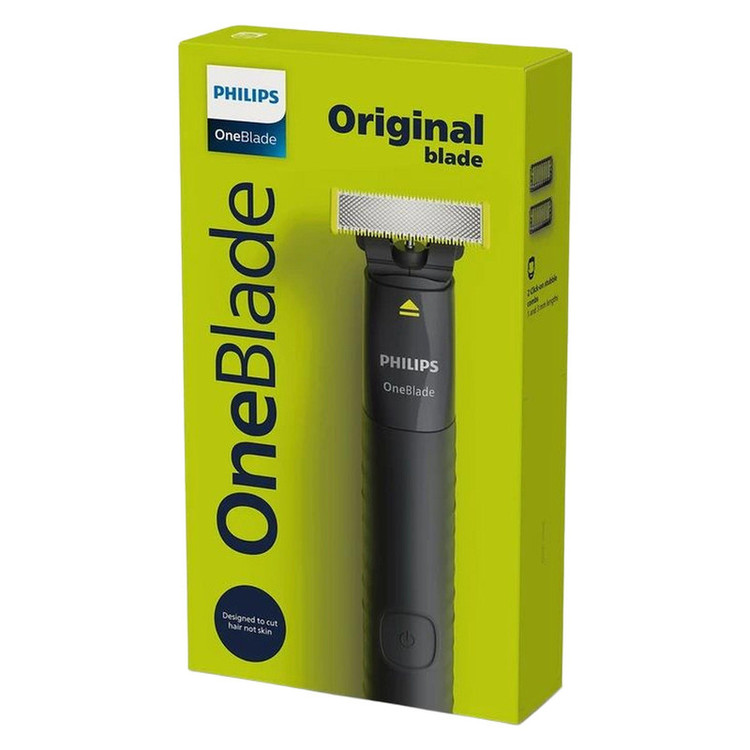 ماشین اصلاح موی صورت فیلیپس مدل QP1424.10 شارژی با تکنولوژی OneBlade، ضدآب، قابل استفاده خشک و مرطوب، تیغه استیل ضد زنگ، اصلاح صفر زن، دارای دو شانه 1 و 3 میلیمتری، شارژ USB با 30 دقیقه استفاده مداوم