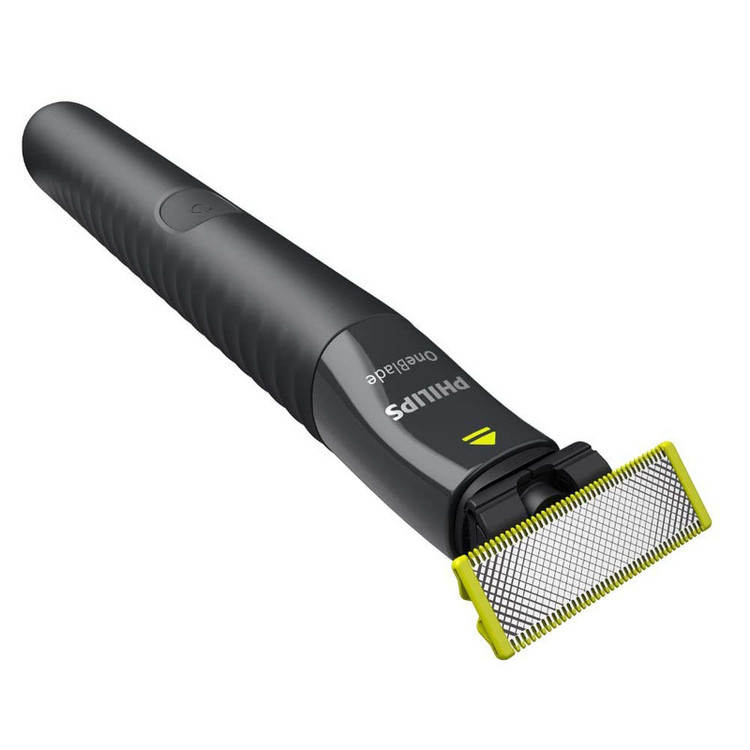ماشین اصلاح موی صورت فیلیپس مدل QP1424.10 شارژی با تکنولوژی OneBlade، ضدآب، قابل استفاده خشک و مرطوب، تیغه استیل ضد زنگ، اصلاح صفر زن، دارای دو شانه 1 و 3 میلیمتری، شارژ USB با 30 دقیقه استفاده مداوم