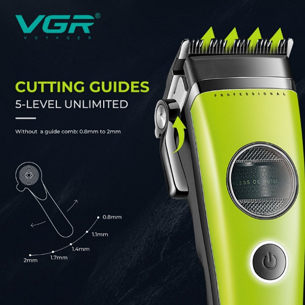 ماشین اصلاح موی سر و صورت شارژی وی جی ار مدل V-880C