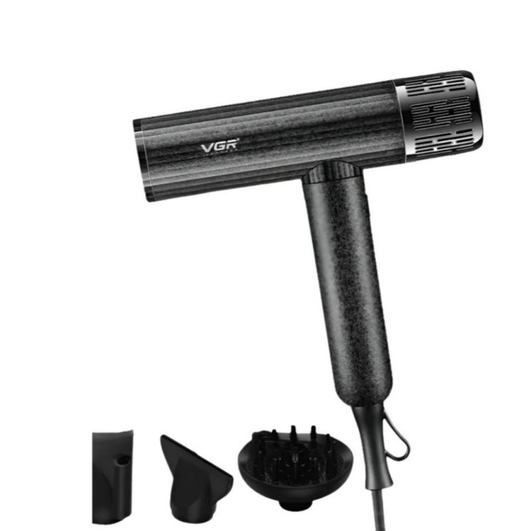 ماشین اصلاح موی سر و صورت شارژی وی جی ار مدل V-640 S4 4in1 به همراه سشوار مجموعه 4 عددی