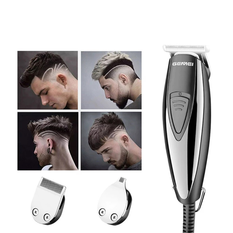 ماشین اصلاح موی صورت جیمی مدل GM830 با تیغه استیل ضد زنگ، برش مستقیم، قابلیت تنظیم سرعت، همراه 7 شانه اصلاح از 0.2 تا 9 میلیمتر و منبع تغذیه برق با سیم