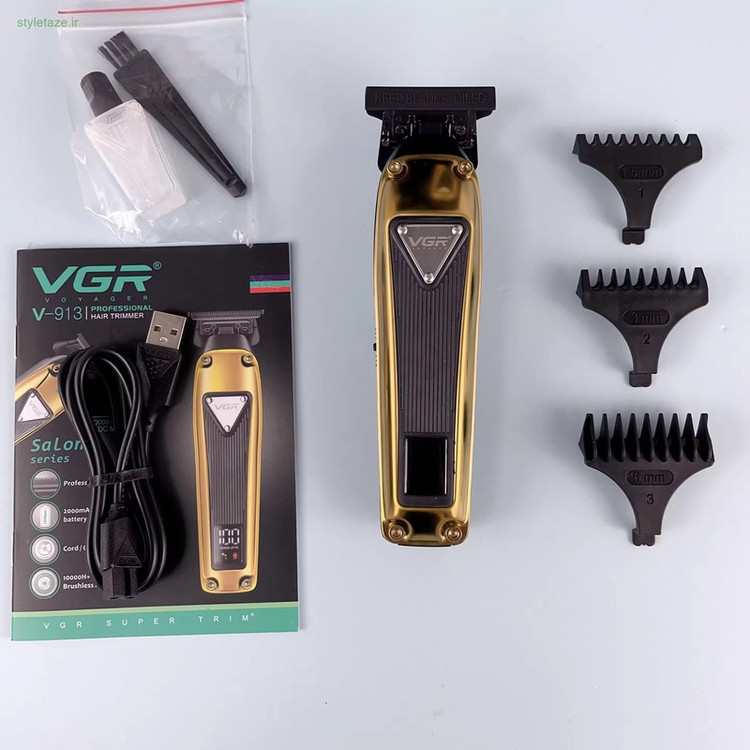ماشین اصلاح موی سر و صورت وی جی ار مدل V-913