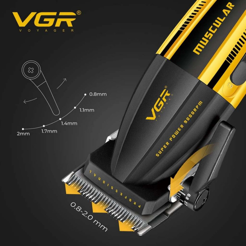 ماشین اصلاح موی سر و صورت شارژی وی جی ار مدل V-285