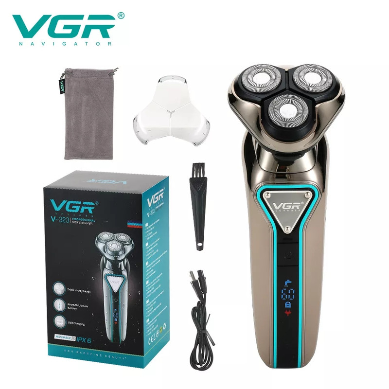 ماشین اصلاح موی صورت وی جی ار مدل V-323