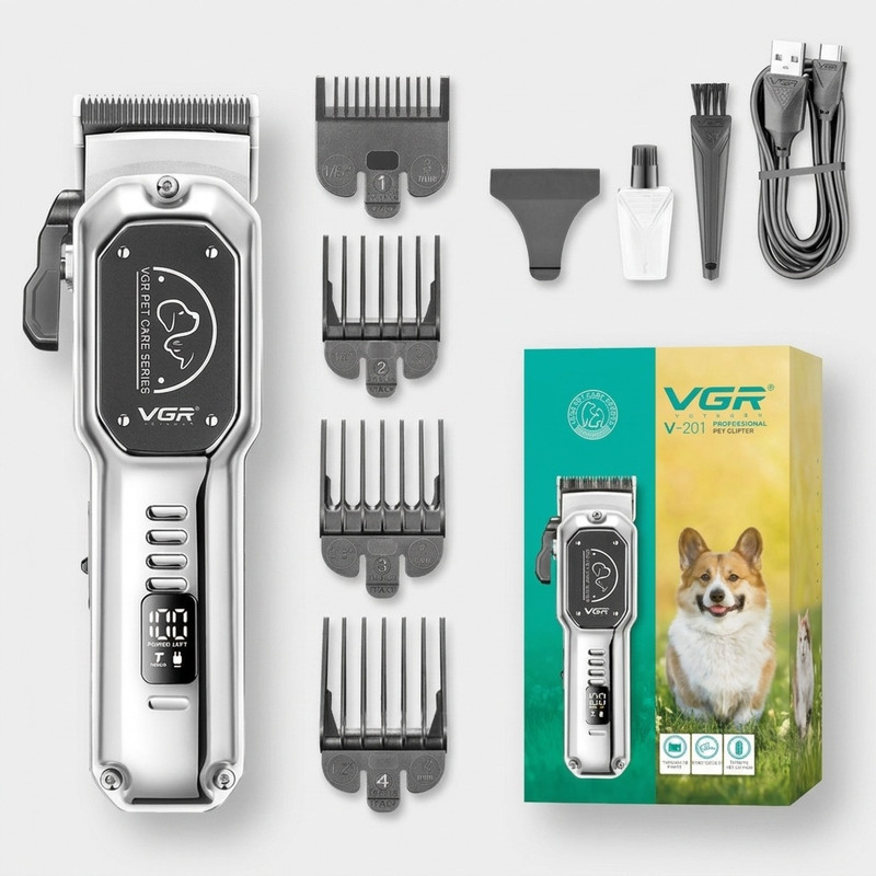 ماشین اصلاح موی حیوانات VGR مدل V-201 مخصوص سگ و گربه
