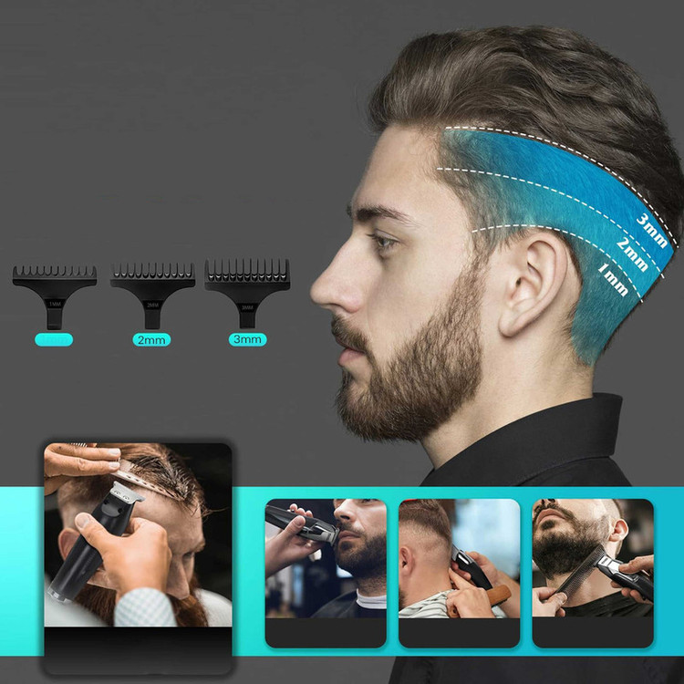 ماشین اصلاح موی سر و صورت دی اس پی مدل 90286 با موتور AC 5 وات، سرعت قابل تنظیم 5500 تا 7000 دور در دقیقه، تیغه استیل ضد زنگ، باتری لیتیومی با شارژ USB و نمایشگر دیجیتال میزان شارژ و سرعت اصلاح