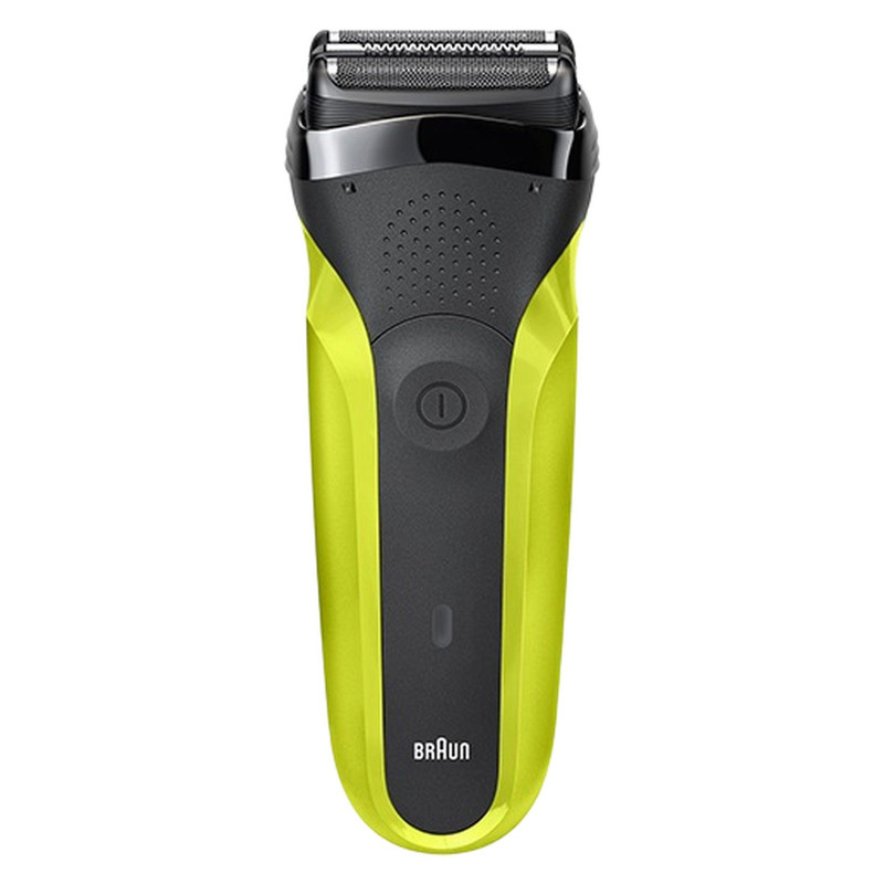 ماشین اصلاح موی صورت براون مدل S3 300BT با تیغه استیل پیشرفته، اصلاح فویلی، قابلیت اصلاح با شماره صفر، باتری شارژی، مدت زمان استفاده 30 دقیقه، همراه با 5 شانه کوتاهی ریش و شارژر