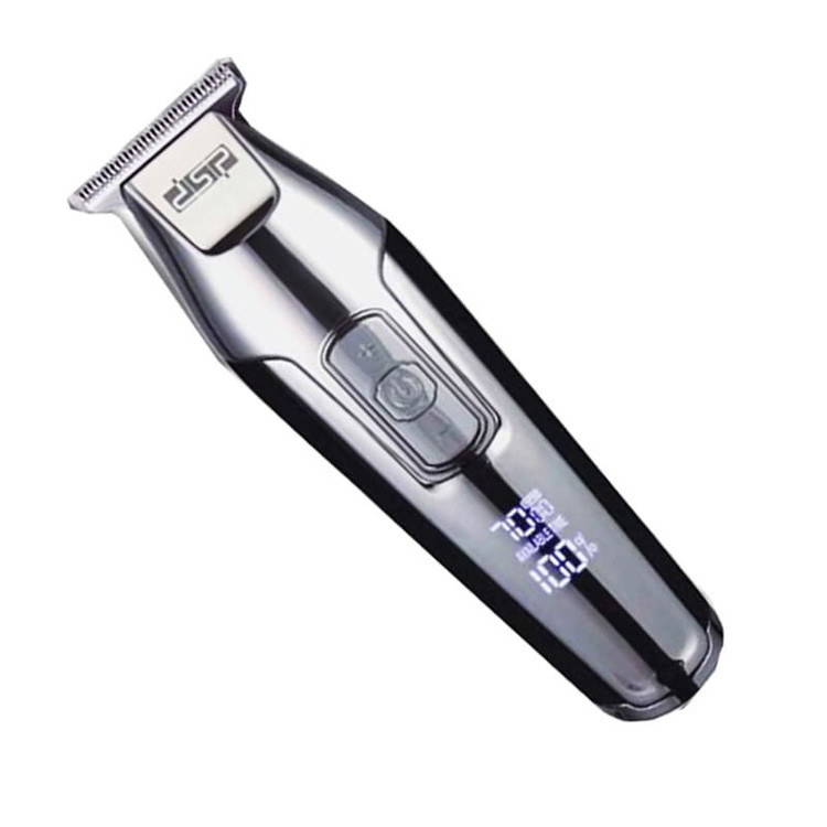 ماشین اصلاح موی سر و صورت دی اس پی مدل 90286 +A با تیغه تیتانیوم پیشرفته، قابلیت تنظیم سرعت، سه شانه 1 تا 3 میلیمتری، منبع انرژی برق و باتری، وزن 200 گرم، شارژ 180 دقیقه و استفاده 240 دقیقه