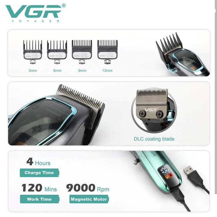 ماشین اصلاح موی سر وی جی ار مدل V-674