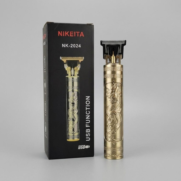 ماشین اصلاح موی سر و صورت شارژی مدل NK-2024 با تیغه استیل ضد زنگ، طراحی ارگونومیک، قابلیت استفاده خشک و مرطوب، اندازه اصلاح 1 تا 3 میلیمتر و همراه با 4 شانه ثابت