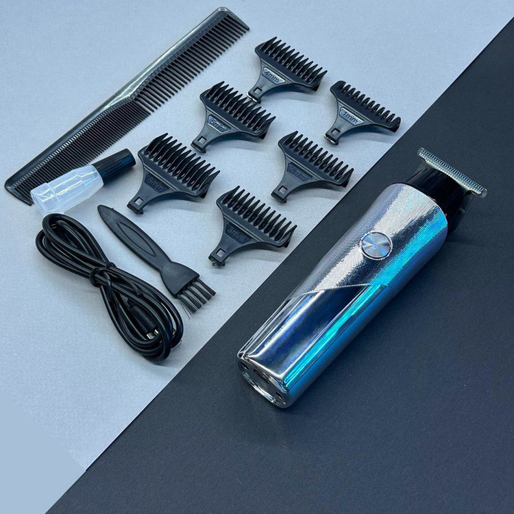 ماشین اصلاح موی صورت و بدن زیناکس مدل ZX-122 با تیغه استیل ضد زنگ، موتور دو سرعته، قابلیت اصلاح صفر، نمایش وضعیت باتری، شارژ سریع با کابل USB، استفاده خشک و مرطوب، همراه با 6 شانه اصلاح