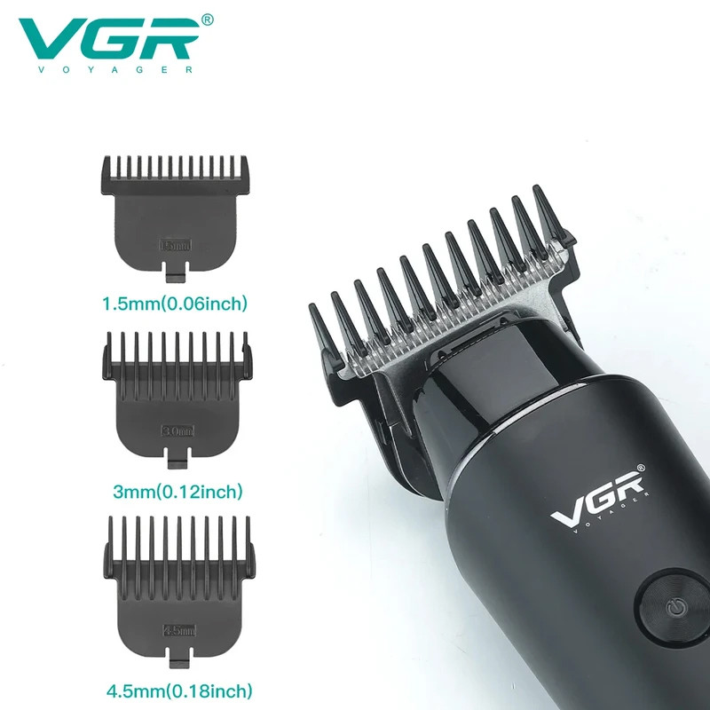 ماشین اصلاح موی سر و صورت شارژی وی جی ار مدل V-937stars
