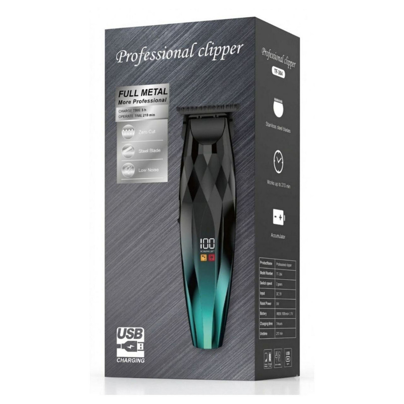 ماشین اصلاح موی سر و صورت شارژی پروفیشینال کلیپر مدل tf-364