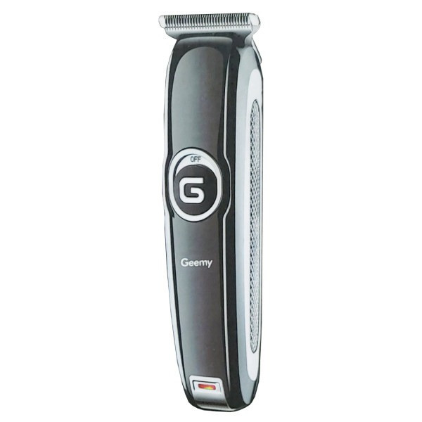 ماشین اصلاح موی سر و صورت جیمی مدل GM-6050 با تیغه استیل ضد زنگ، اصلاح برش مستقیم با دقت 0.1 میلیمتر، قابلیت صفرزن، خط زن و حجم زن، باتری با 70 دقیقه زمان استفاده و نمایشگر وضعیت شارژ و سه شانه اصلاح 1، 2 و 3 میلیمتری