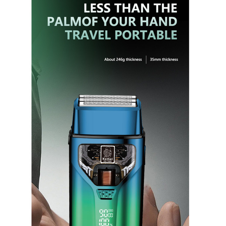 ماشین اصلاح موی صورت شارژی کیمی مدل KM-T400