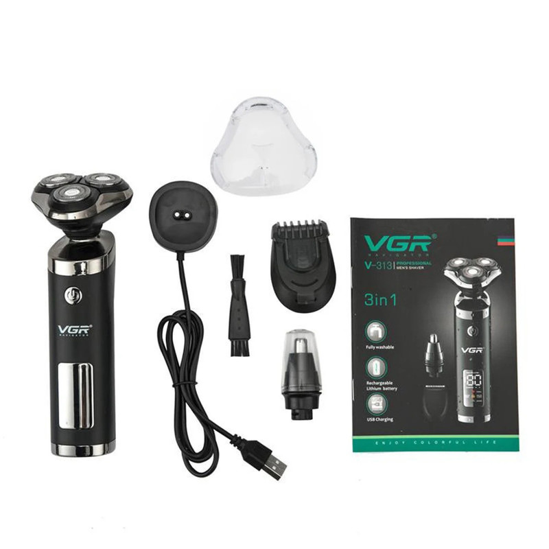 ماشین اصلاح موی صورت وی جی ار مدل V-313