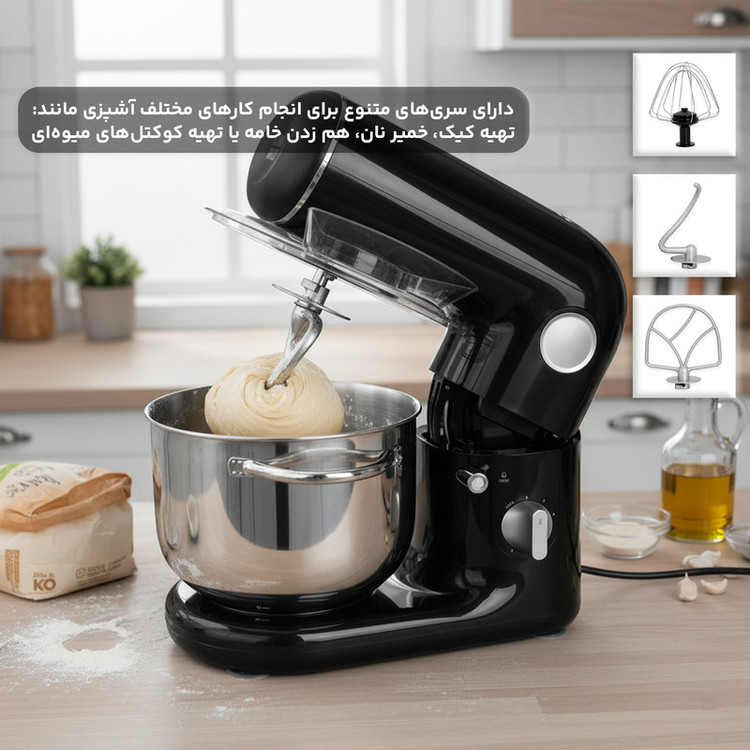 همزن کاسهدار 5 لیتری دکو مدل D-SM1105