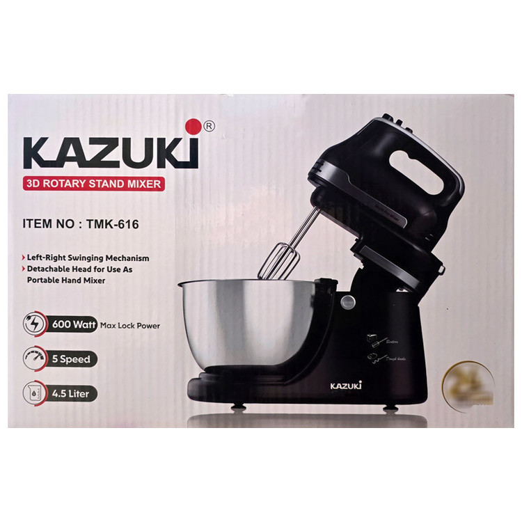همزن کاسهدار 4 لیتری کازوکی مدل TKM-616