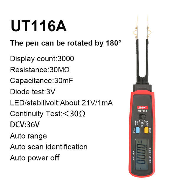 تستر ولتاژ یونی-تی مدل UT116A