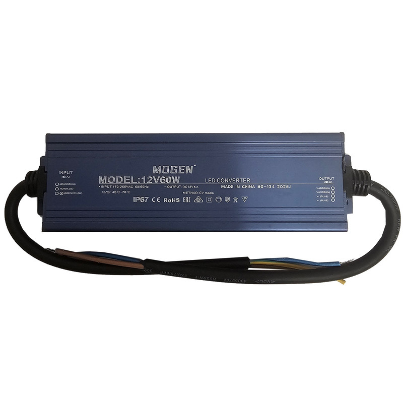 منبع تغذیه 12 ولت موگن مدل 12V60W