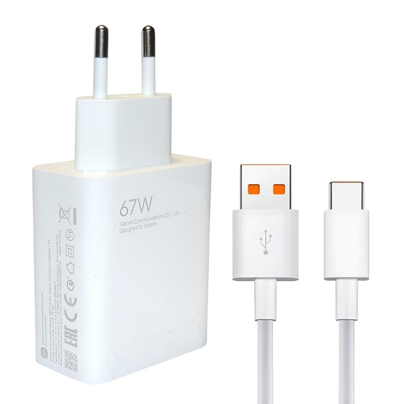 آداپتور شارژر  مدل MDY-12-EH به همراه کابل تبدیل USB-C