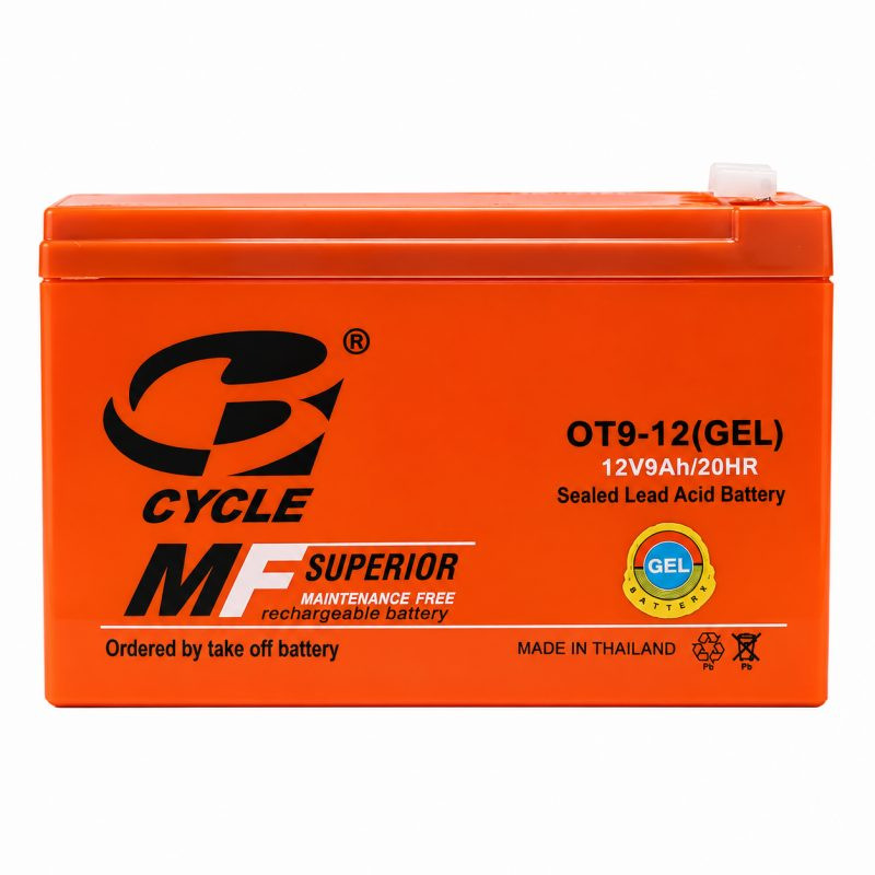 باتری یو اس پی با ولتاژ 12 ولت و شدت جریان  9 آمپر سایکل مدل MO12-9.0 12V 9Ah