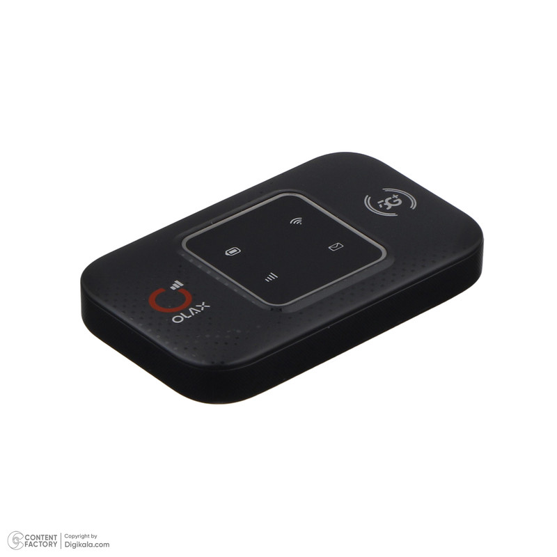 مودم 4G LTE قابل حمل مدل OLAX E5783 با باتری 3000 میلیآمپر ساعت، پشتیبانی همزمان 8 کاربر، سرعت دانلود تا 150 مگابیت بر ثانیه، قابلیت ارسال پیامک فارسی و اتصال Wi-Fi