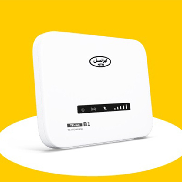 مودم 4G/TD-LTE ایرانسل مدل TF-i60 B1 به همراه 130 گیگ اینترنت و 3 عدد سیم کارت