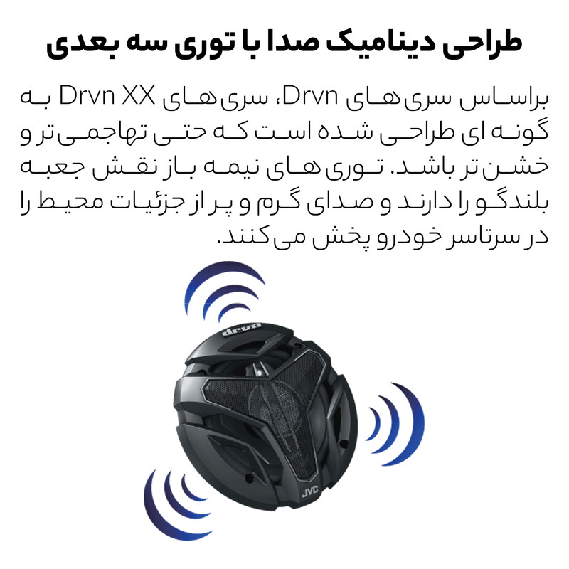 اسپیکر خودرو جی وی سی مدل CS-ZX6940