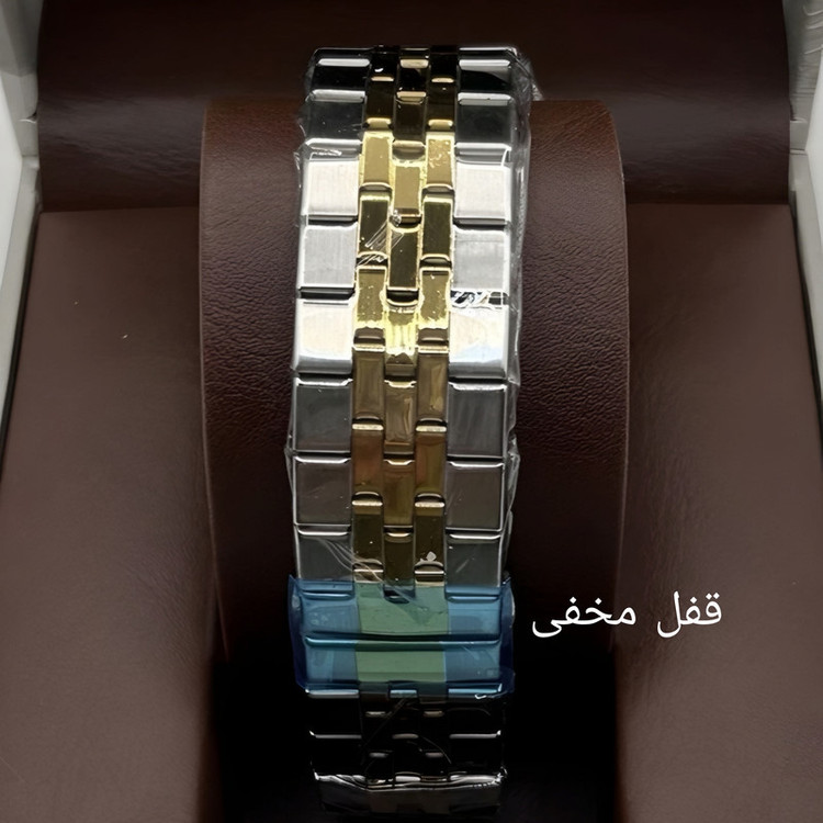 ساعت مچی عقربهای کوارتز مردانه بین باند مدل کلاسیک اسپرت دی جاست بند استیل کد BN2