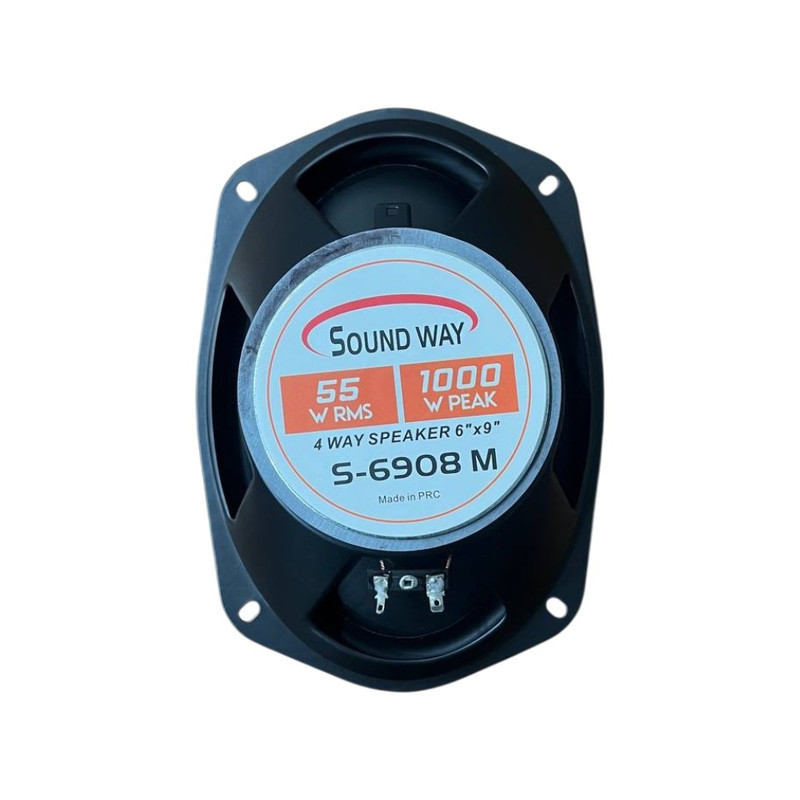 بلندگو پشت خودرو ساند وی مدل S-6908 M سایز 9×6 اینچ بسته 2 عددی