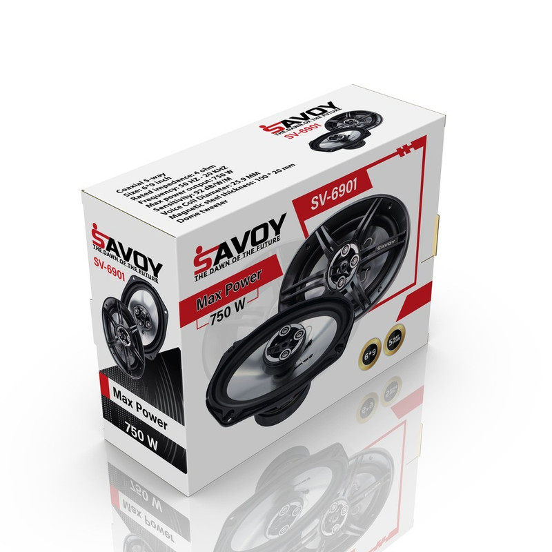 اسپیکر خودرو ساووی مدل SV-6901 بسته دو عددی