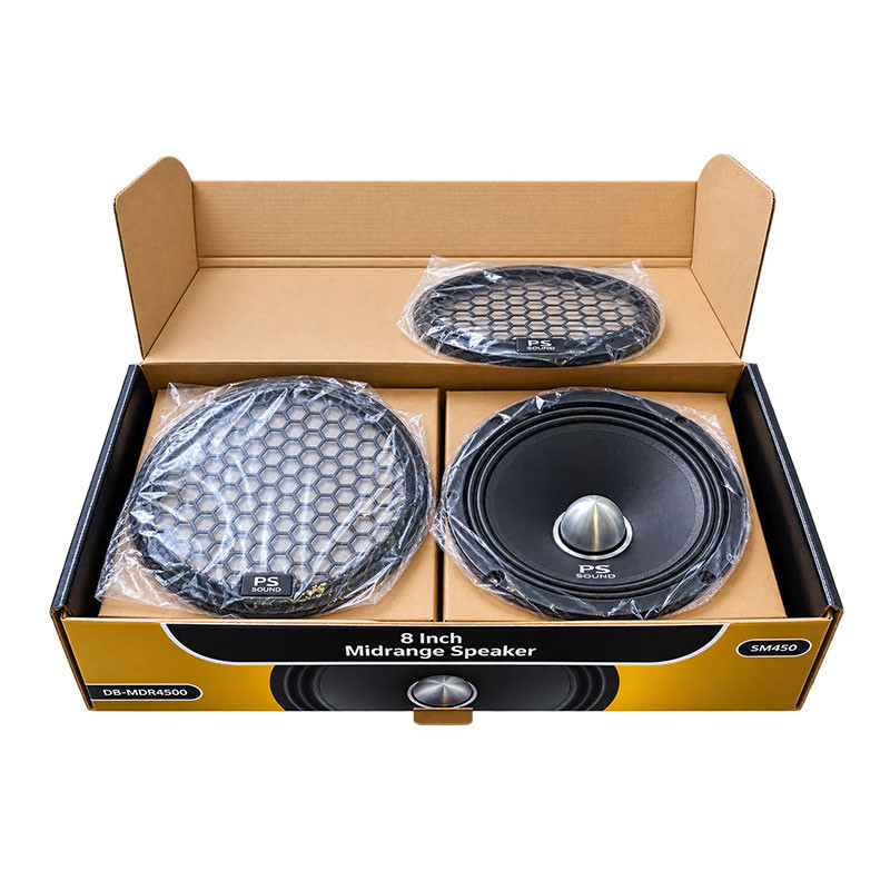 بلندگو میدرنج عقب و جلو خودرو پی اس سوند مدل PS-MDR4500 سایز 8 اینچ بسته 2 عددی