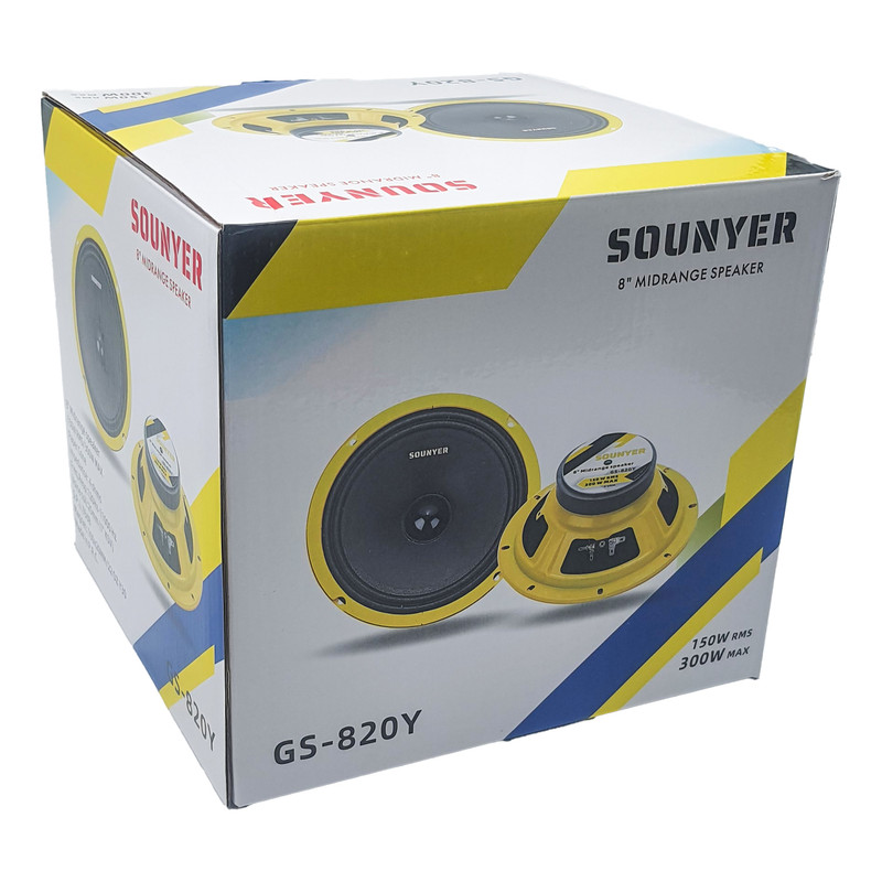 میدرنج پشت خودرو سونیر مدل GS-820 Y سایز 8 اینچ بسته دو عددی