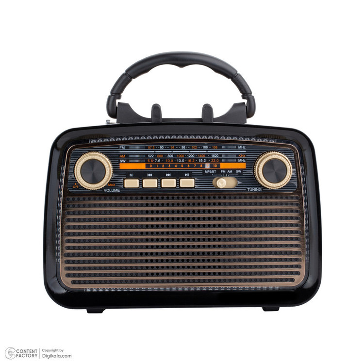 رادیو اسپیکر FM، AM، SW کی برود مدل KTF-1467 دارای پورت USB