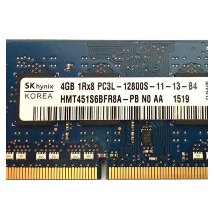 رم لپ تاپ DDR3L تک کاناله 1600 مگاهرتز CL11 اس کی هاینیکس مدل PC3L ظرفیت 4 گیگابایت