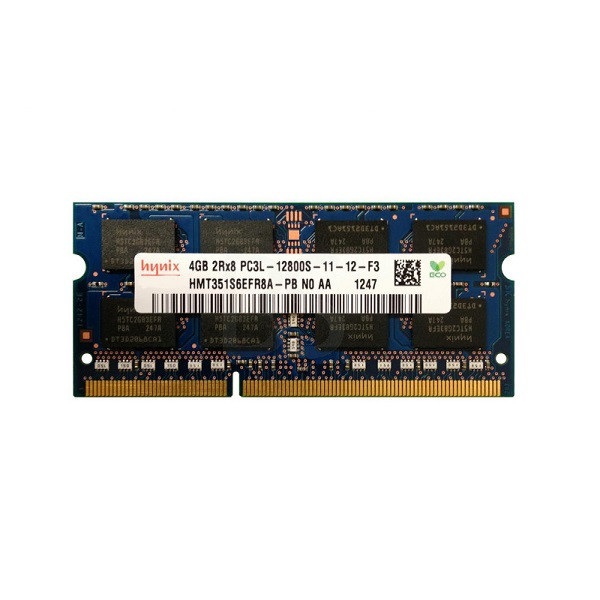 رم لپتاپ DDR3L تک کاناله 1600 مگاهرتز CL11 هاینیکس مدل PC3L-12800S ظرفیت 4 گیگابایت