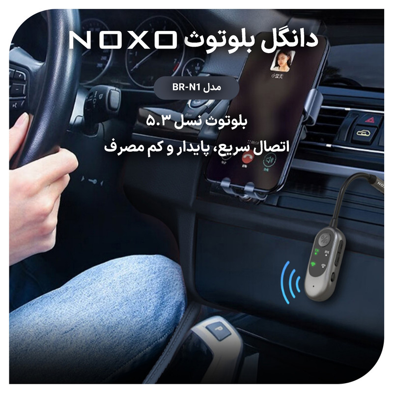 گیرنده و فرستنده بلوتوثی صدا نوکسو مدل BR‑N1