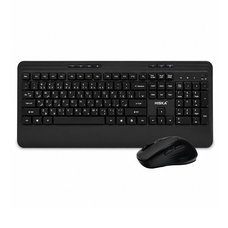 کیبورد و ماوس بیسیم هیسکا مدل H-MK25