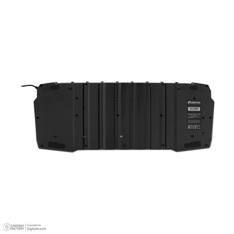 کیبورد گیمینگ گرین مدل GK702-RGB، Full-Size نورپردازی RGB