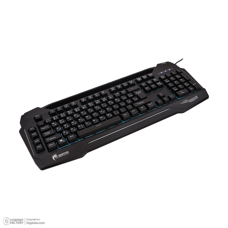 کیبورد گیمینگ گرین مدل GK702-RGB، Full-Size نورپردازی RGB
