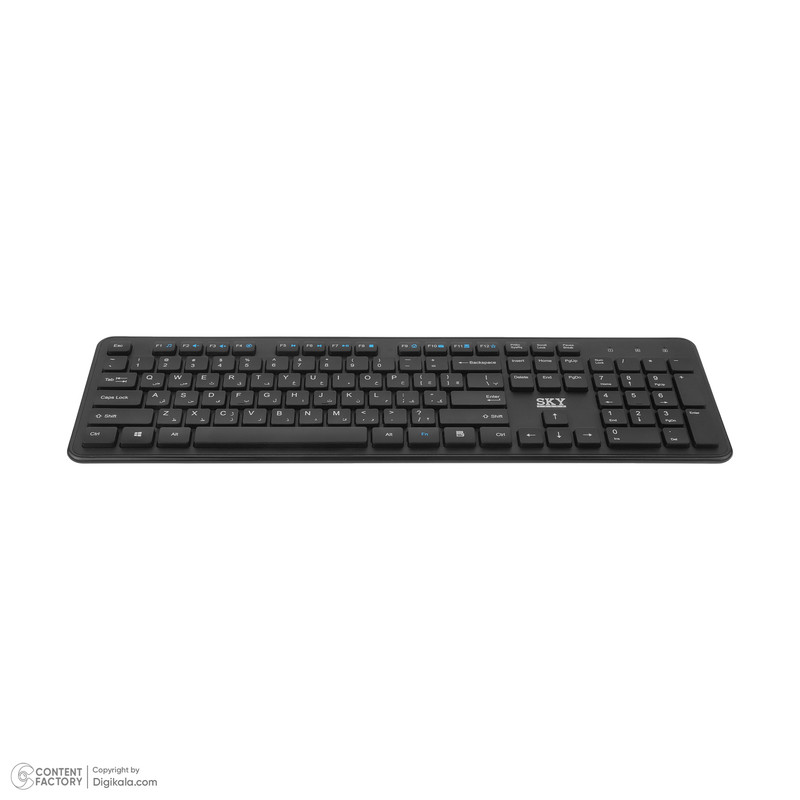 کیبورد و ماوس بیسیم اسکای لیزر مدل KG9012+G1060E6