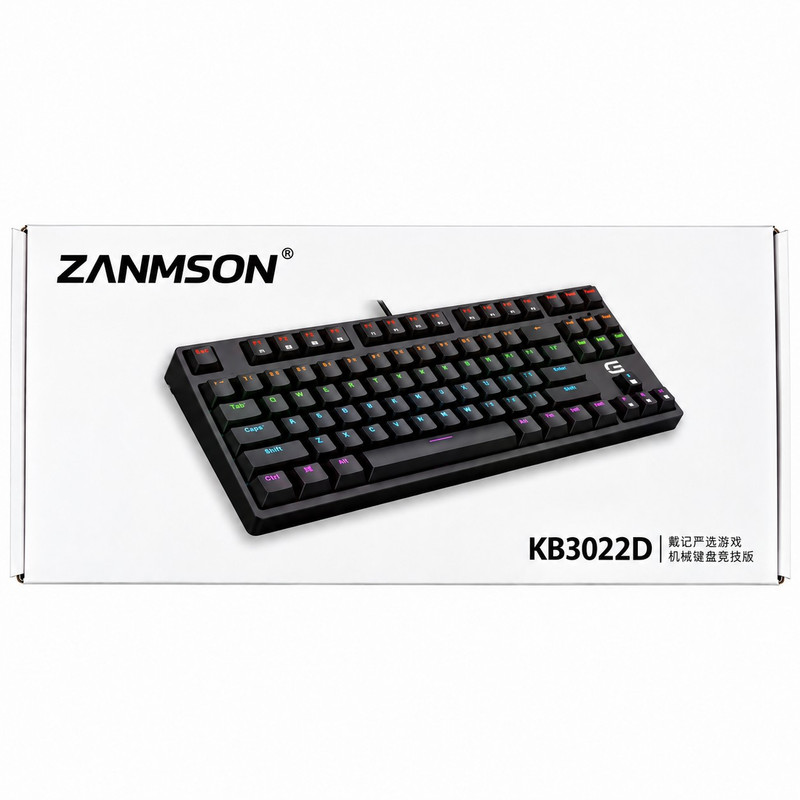 کیبورد مخصوص بازی زانماسون مدل KB3022D RED SWITCH