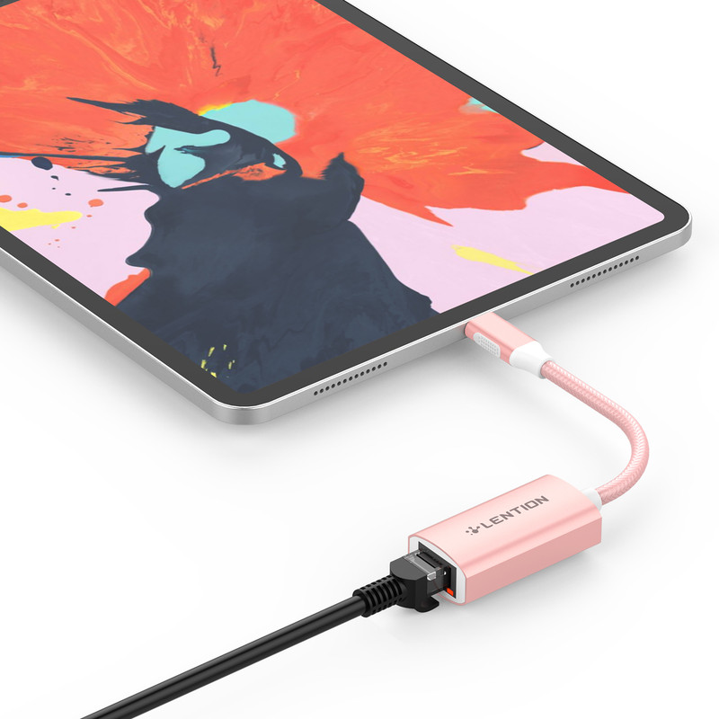مبدل USB-C به RJ45 لنشن مدل CU604E