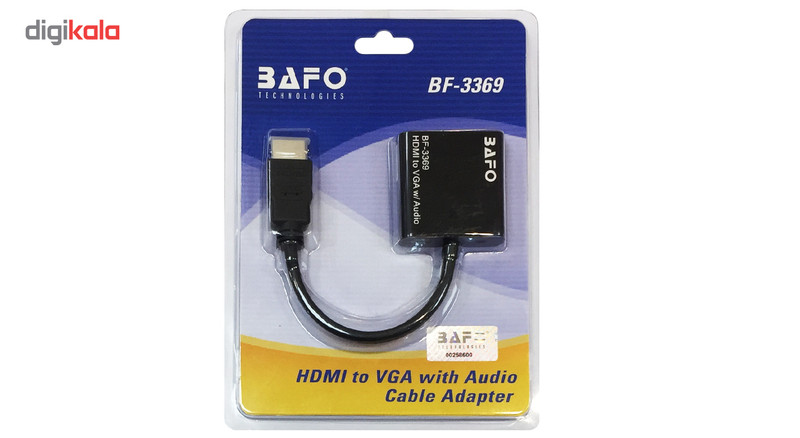 مبدل HDMI به VGA بافو مدل BF-3369