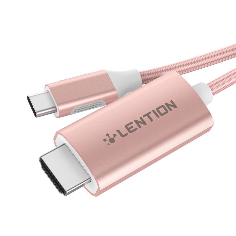 کابل تبدیل USB-C به HDMI لنشن مدل CU-707H NA 4K 60HZطول 1.8متر