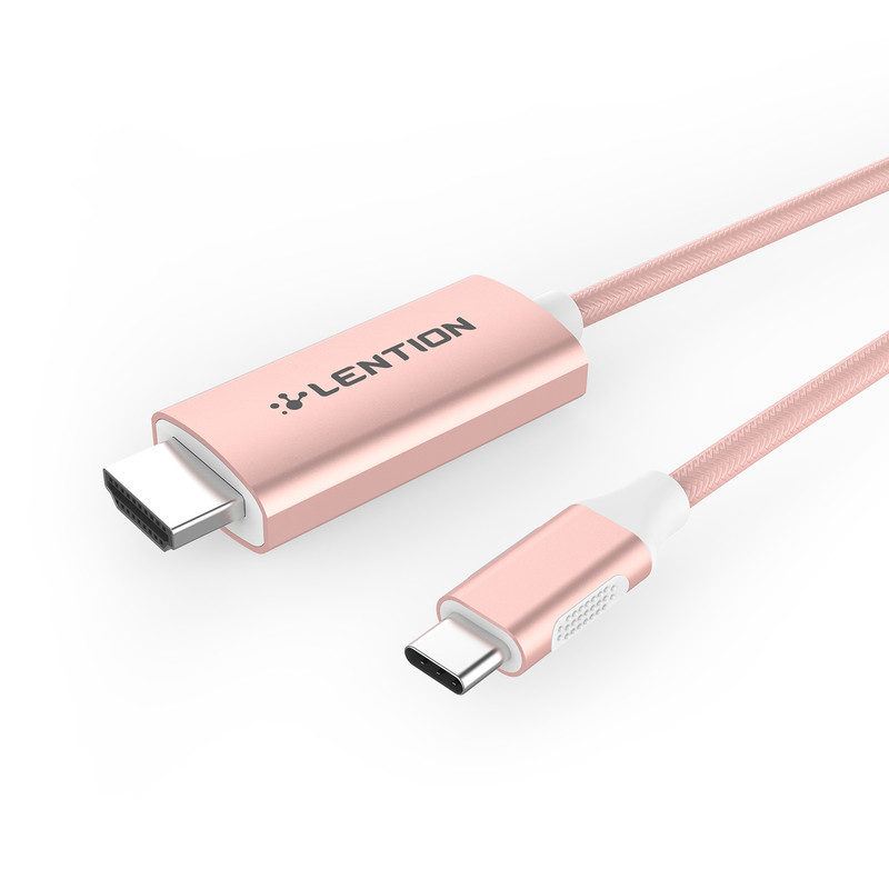 کابل تبدیل USB-C به HDMI لنشن مدل CU-707H NA 4K 60HZطول 1.8متر