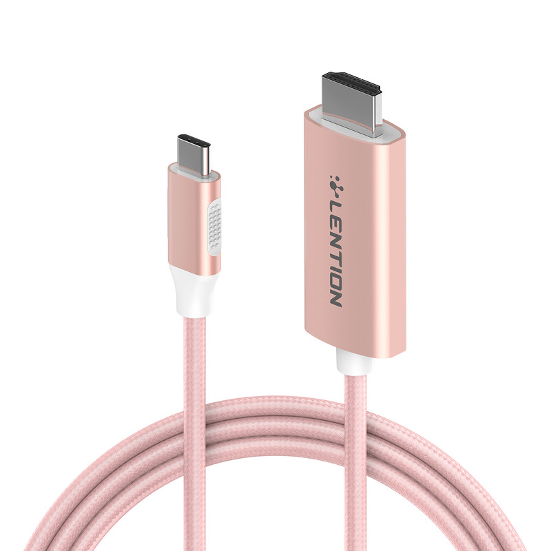 کابل تبدیل USB-C به HDMI لنشن مدل CU-707H-3M NA 4K 60HZ طول 3 متر